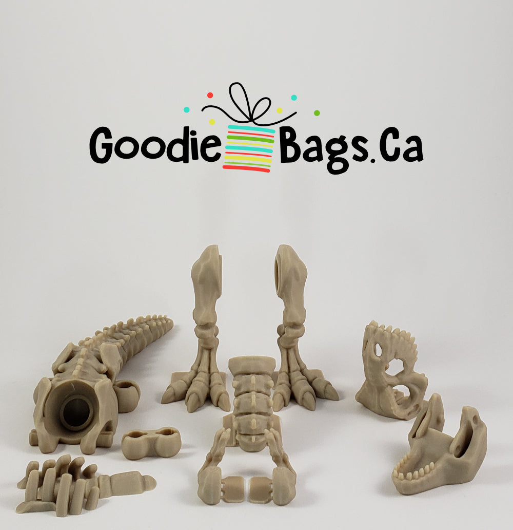 Tyrannosaurus Skeleton Collectible Build-it-Yourself Gift Bag